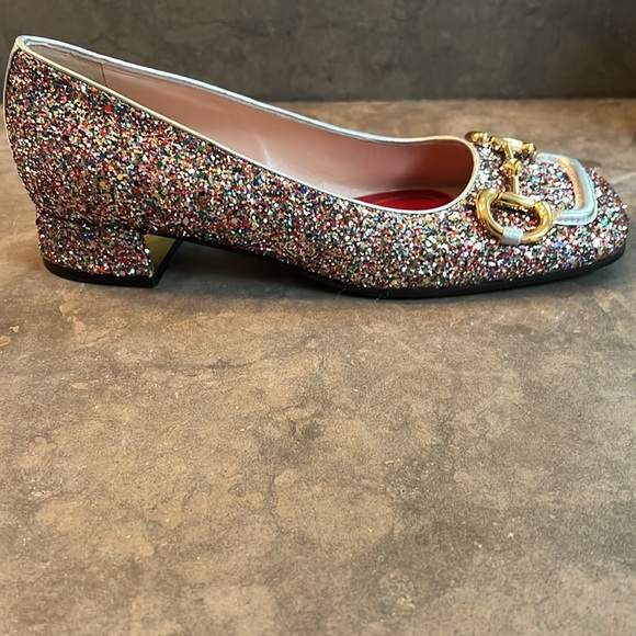 Gucci Lovelight Crystal ballet flat with horsebit - Picture 3 of 15